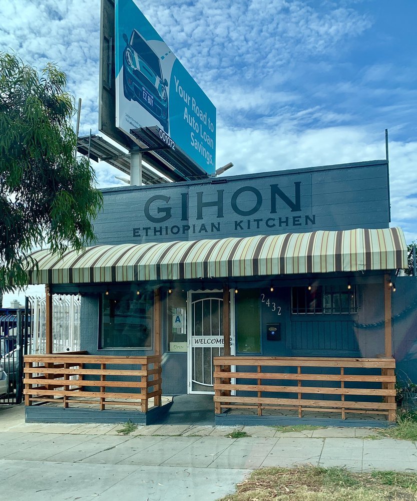 GIHON Ethiopian Kitchen storefront in San Diego
